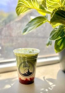 Sữa Tươi Dâu Matcha
