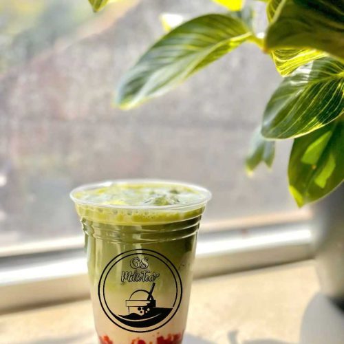 Sữa Tươi Dâu Matcha
