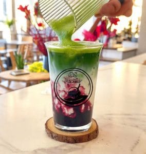 Sữa Tươi Việt Quất Matcha
