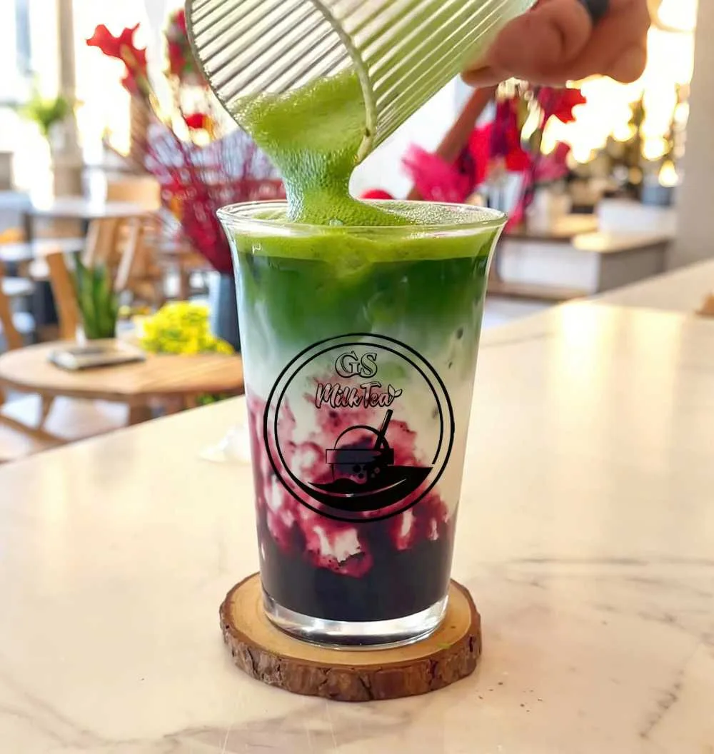 Sữa Tươi Việt Quất Matcha