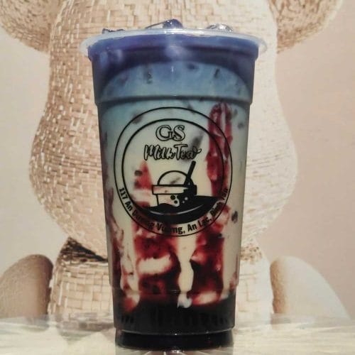 Trà Sữa Việt Quất Hoa Đậu Biếc